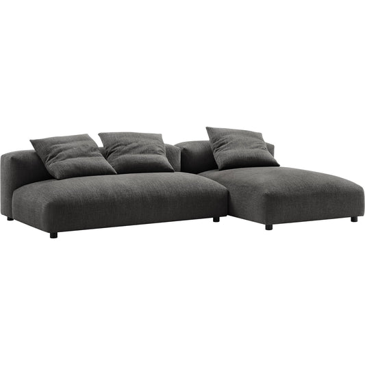 Alcorn 2-Piece Modular Sectional Sofa With Chaise by Evans & Londeen. Made from upholstered fabric in a unique style.