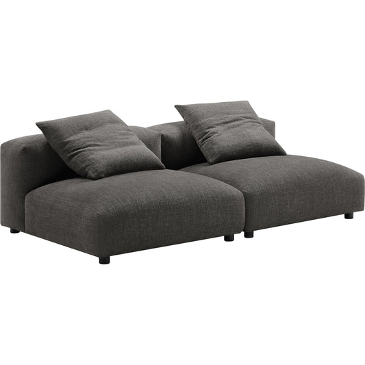 Alcorn 2-Piece Modular Sofa by Evans & Londeen. Made from upholstered fabric in a unique style.
