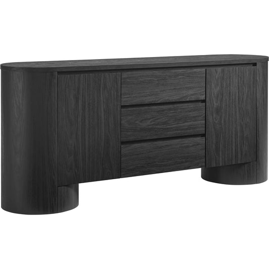 Vermillion 71" Rounded Sideboard Storage Cabinet by Evans & Londeen. Made from unique in a unique style.