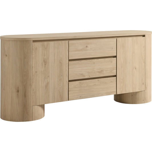 Vermillion 71" Rounded Sideboard Storage Cabinet by Evans & Londeen. Made from unique in a unique style.