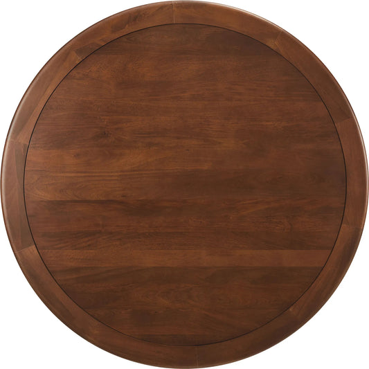 Halstead 60" Round Pedestal Solid Wood Dining Table by Evans & Londeen. Made from solid wood in a unique style.