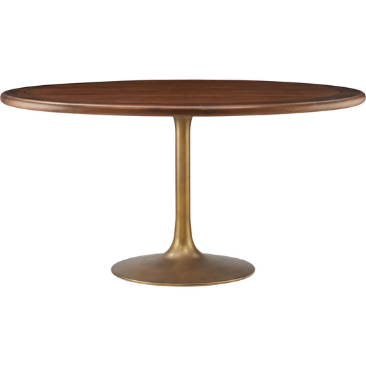 Halstead 60" Round Pedestal Solid Wood Dining Table by Evans & Londeen. Made from solid wood in a unique style.