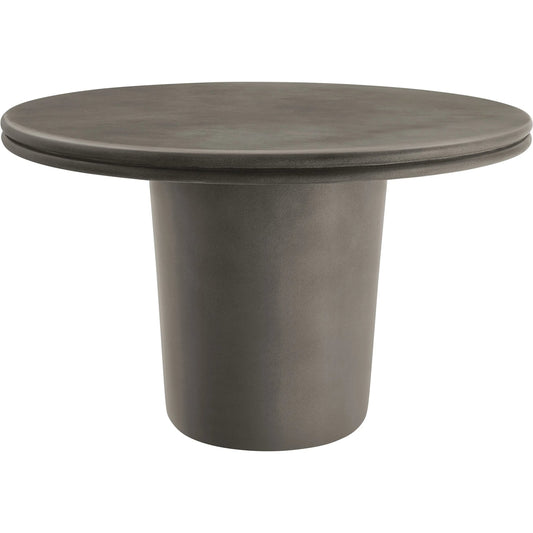 Rockland Outdoor 48" Concrete Round Dining Table by Evans & Londeen. Made from concrete round in a unique style.