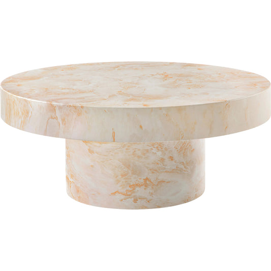 Allodium Concrete Round Coffee Table by Evans & Londeen. Made from concrete round in a unique style.