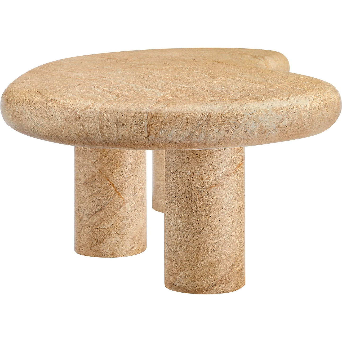 004 SI-2358293 | Additional Silo | Maury Indoor - Textured Faux Travertine Coffee Table by Evans & Londeen in travertine. Made from textured faux travertine in a transitional style.