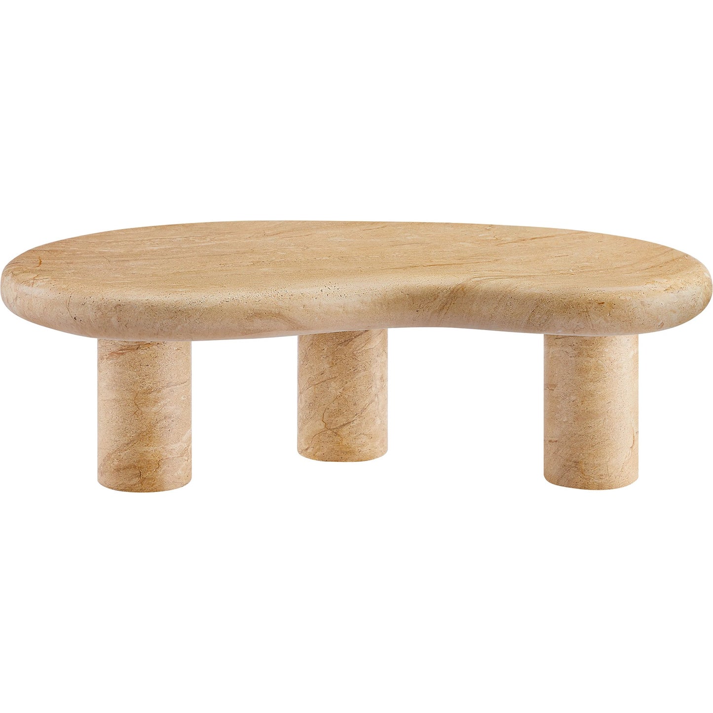 006 SI-2358293 | Additional Silo | Maury Indoor - Textured Faux Travertine Coffee Table by Evans & Londeen in travertine. Made from textured faux travertine in a transitional style.