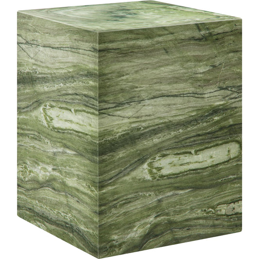 Voltaire Square Plinth Concrete Side Table by Evans & Londeen. Made from concrete in a unique style.