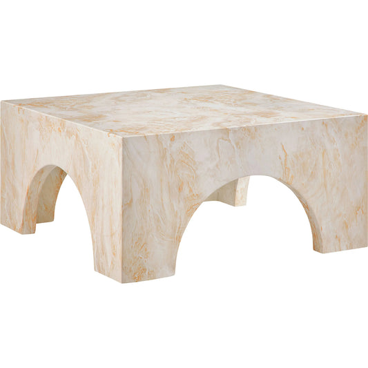 Neshoba Arched Concrete Coffee Table by Evans & Londeen. Made from arched concrete in a unique style.