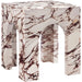 Lecompton Square Indoor - Arched Concrete Side Table by Evans & Londeen. Made from arched concrete in a modern style.