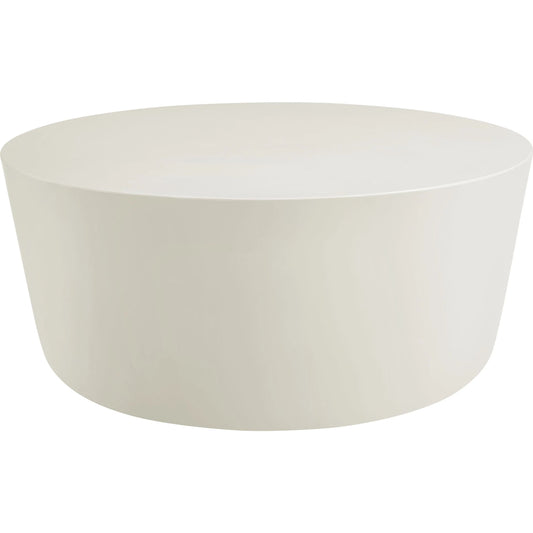 Rockland Round Outdoor Concrete Coffee Table by Evans & Londeen. Made from concrete in a unique style.