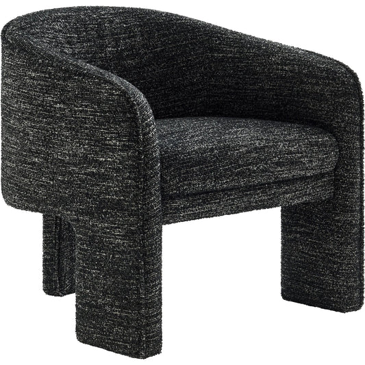 Jennings Boucle Accent Armchair by Evans & Londeen. Made from boucle fabric upholstered in a unique style.