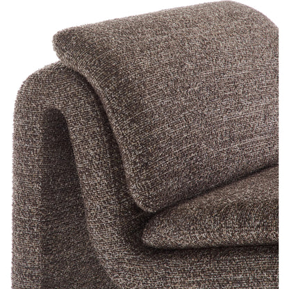 Shackelford Boucle Armless Accent Chair by Evans & Londeen. Made from boucle upholstered in a transitional style.