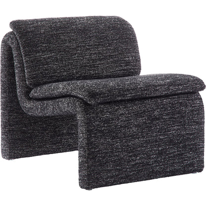 Shackelford Boucle Armless Accent Chair by Evans & Londeen. Made from boucle upholstered in a transitional style.