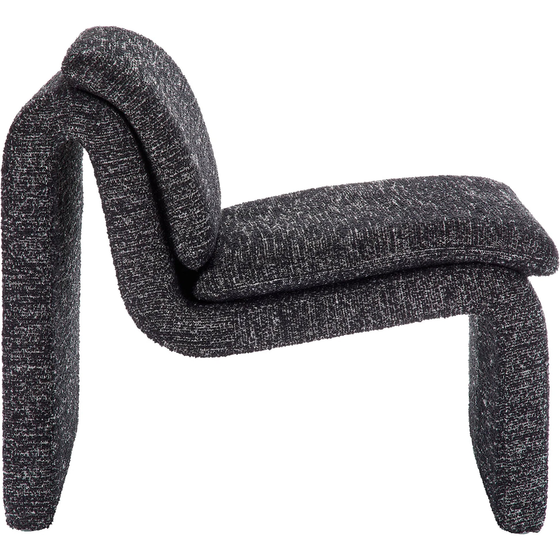 Shackelford Boucle Armless Accent Chair by Evans & Londeen. Made from boucle upholstered in a transitional style.