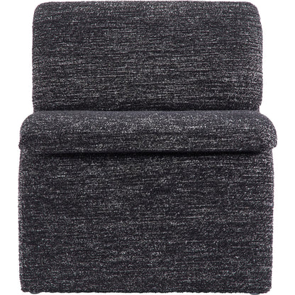 Shackelford Boucle Armless Accent Chair by Evans & Londeen. Made from boucle upholstered in a transitional style.