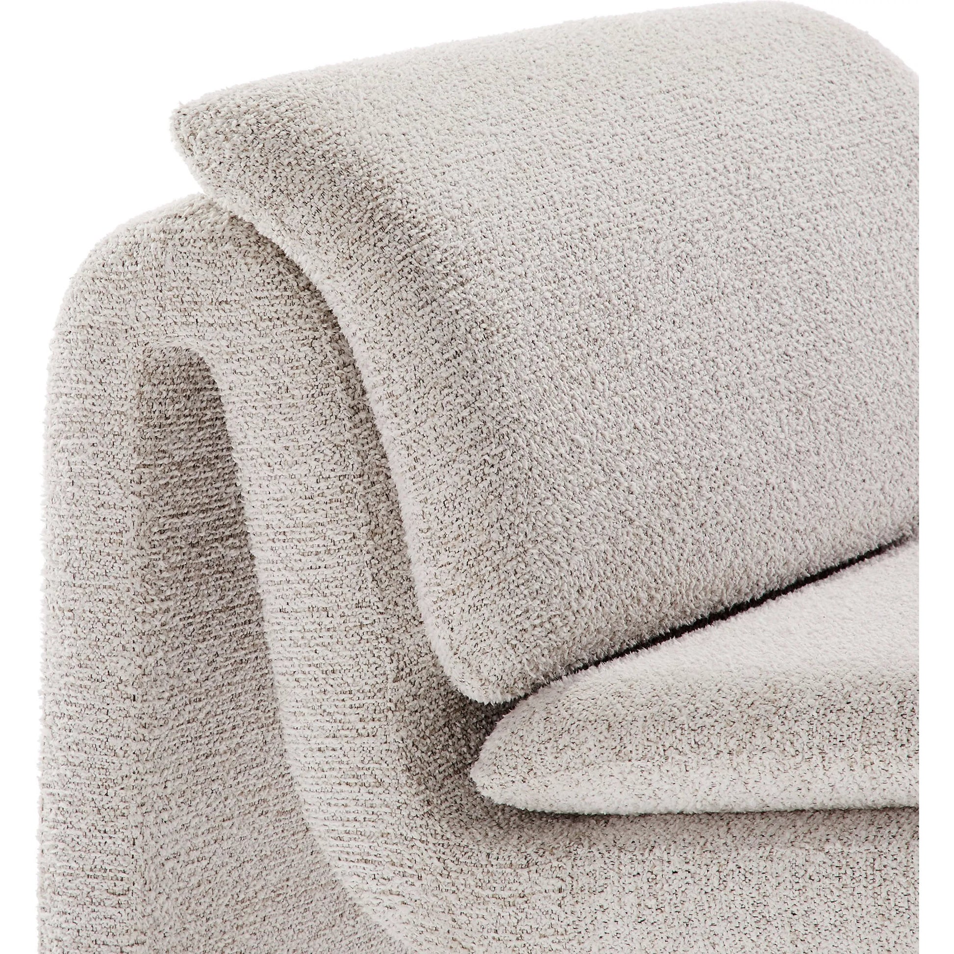 Shackelford Boucle Armless Accent Chair by Evans & Londeen. Made from boucle upholstered in a transitional style.