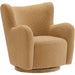 Anderson Wingback Sherpa Swivel Accent Chair by Evans & Londeen. Made from sherpa in a unique style.