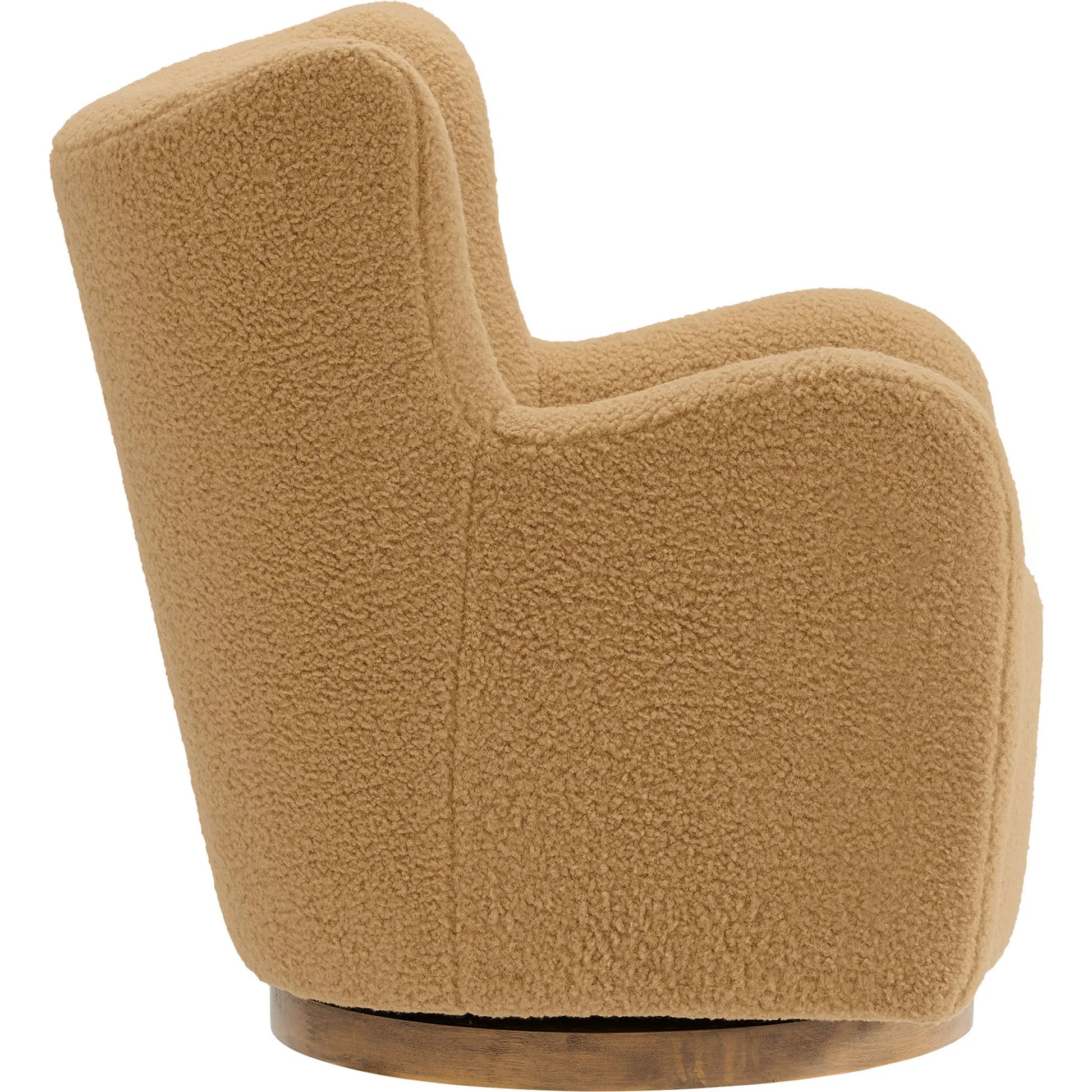 Anderson Wingback Sherpa Swivel Accent Chair by Evans & Londeen. Made from sherpa in a unique style.