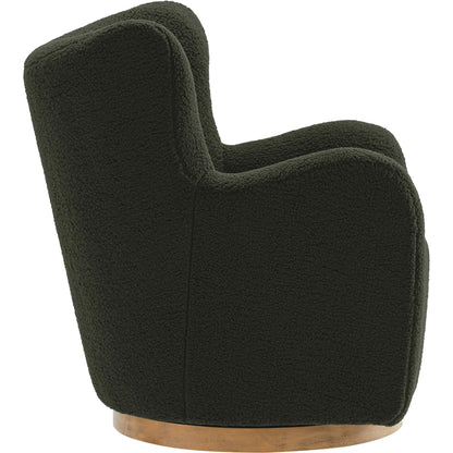 Anderson Wingback Sherpa Swivel Accent Chair by Evans & Londeen. Made from sherpa in a unique style.