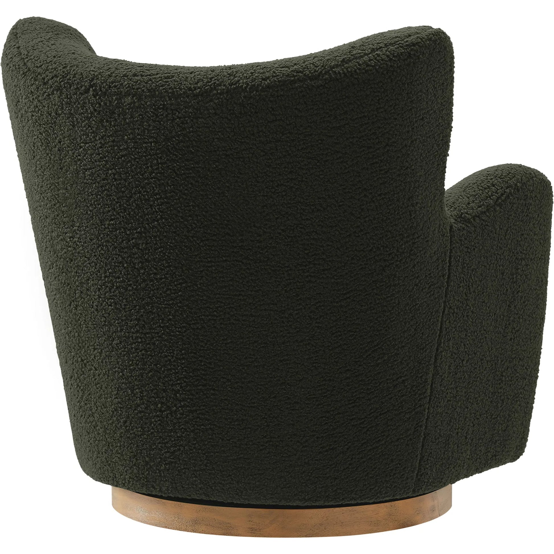 Anderson Wingback Sherpa Swivel Accent Chair by Evans & Londeen. Made from sherpa in a unique style.