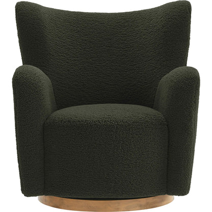 Anderson Wingback Sherpa Swivel Accent Chair by Evans & Londeen. Made from sherpa in a unique style.