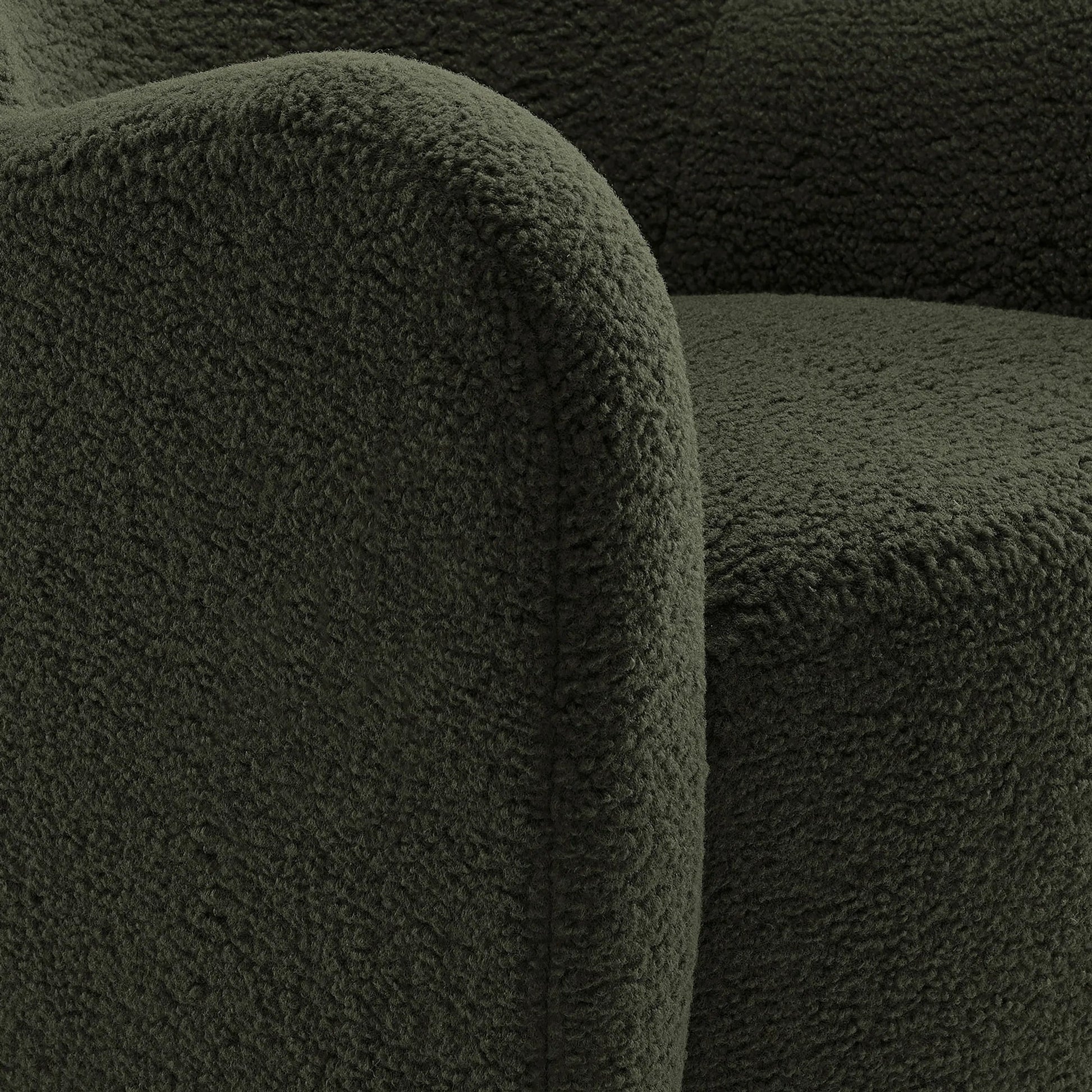 Anderson Wingback Sherpa Swivel Accent Chair by Evans & Londeen. Made from sherpa in a unique style.