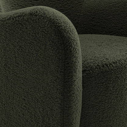 Anderson Wingback Sherpa Swivel Accent Chair by Evans & Londeen. Made from sherpa in a unique style.