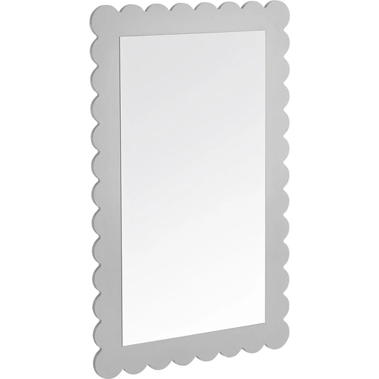 Elsmore Scalloped Rectangle Wall Mirror by Evans & Londeen. Made from unique in a unique style.