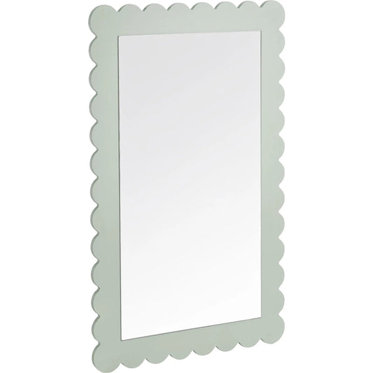 Elsmore Scalloped Rectangle Wall Mirror by Evans & Londeen. Made from unique in a unique style.