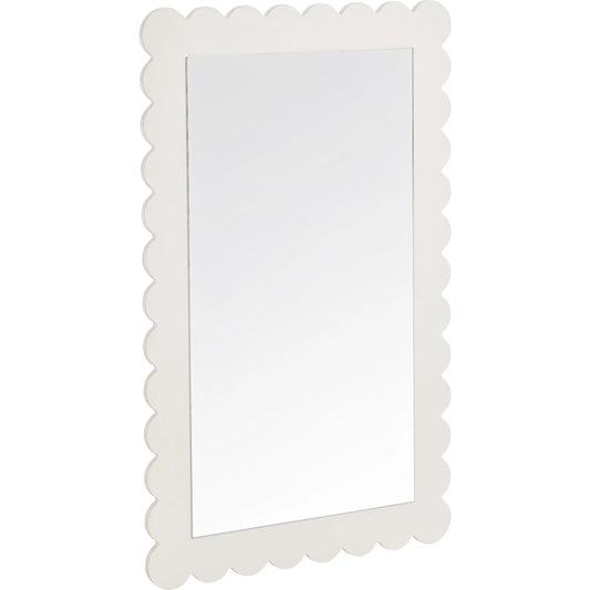 Elsmore Scalloped Rectangle Wall Mirror by Evans & Londeen. Made from unique in a unique style.
