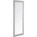 Kiowa Scalloped Rectangle Floor Mirror by Evans & Londeen. Made from unique in a transitional style.