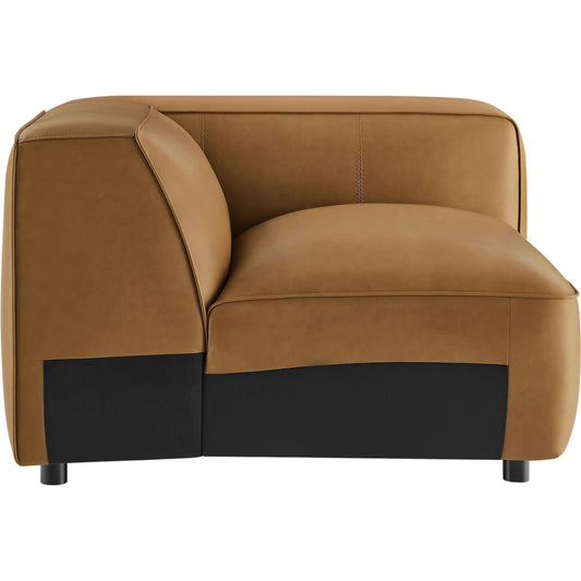 Salt Vegan Modular Right Armchair by Evans & Londeen. Made from vegan leather modular in a unique style.