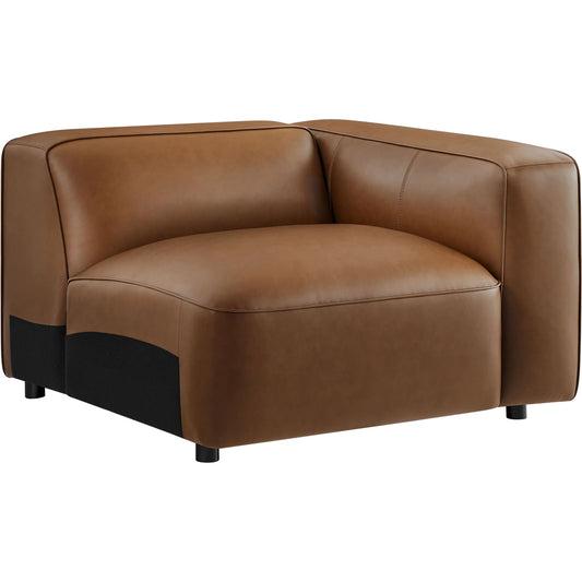 Salt Vegan Modular Right Armchair by Evans & Londeen. Made from vegan leather modular in a unique style.