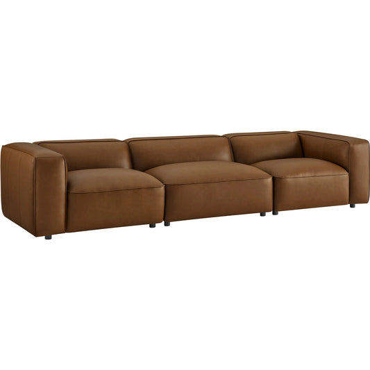 Salt 3-Piece Vegan Modular Sofa by Evans & Londeen. Made from vegan leather modular in a unique style.