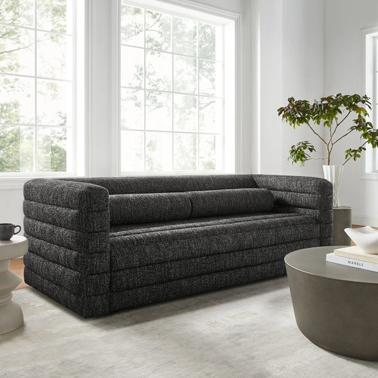 Chautauqua Channel Boucle Sofa by Evans & Londeen. Made from unique in a unique style.