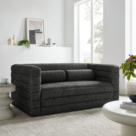 Chautauqua Channel Boucle Loveseat by Evans & Londeen. Made from unique in a unique style.