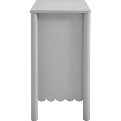 Kiowa 35" 2-Door Scalloped Sideboard Cabinet by Evans & Londeen. Made from unique in a transitional style.