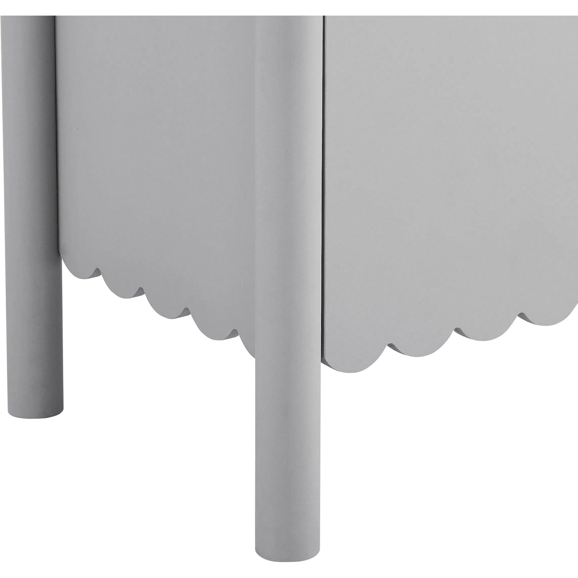 Kiowa 35" 2-Door Scalloped Sideboard Cabinet by Evans & Londeen. Made from unique in a transitional style.