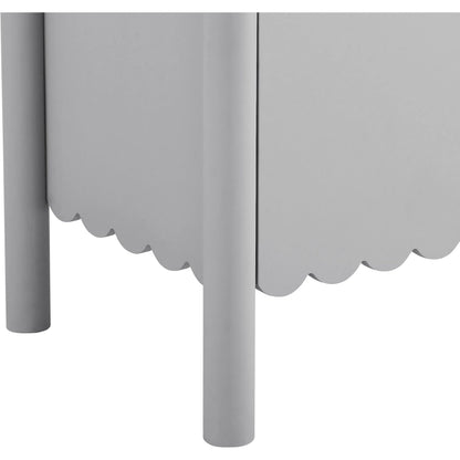 Kiowa 35" 2-Door Scalloped Sideboard Cabinet by Evans & Londeen. Made from unique in a transitional style.