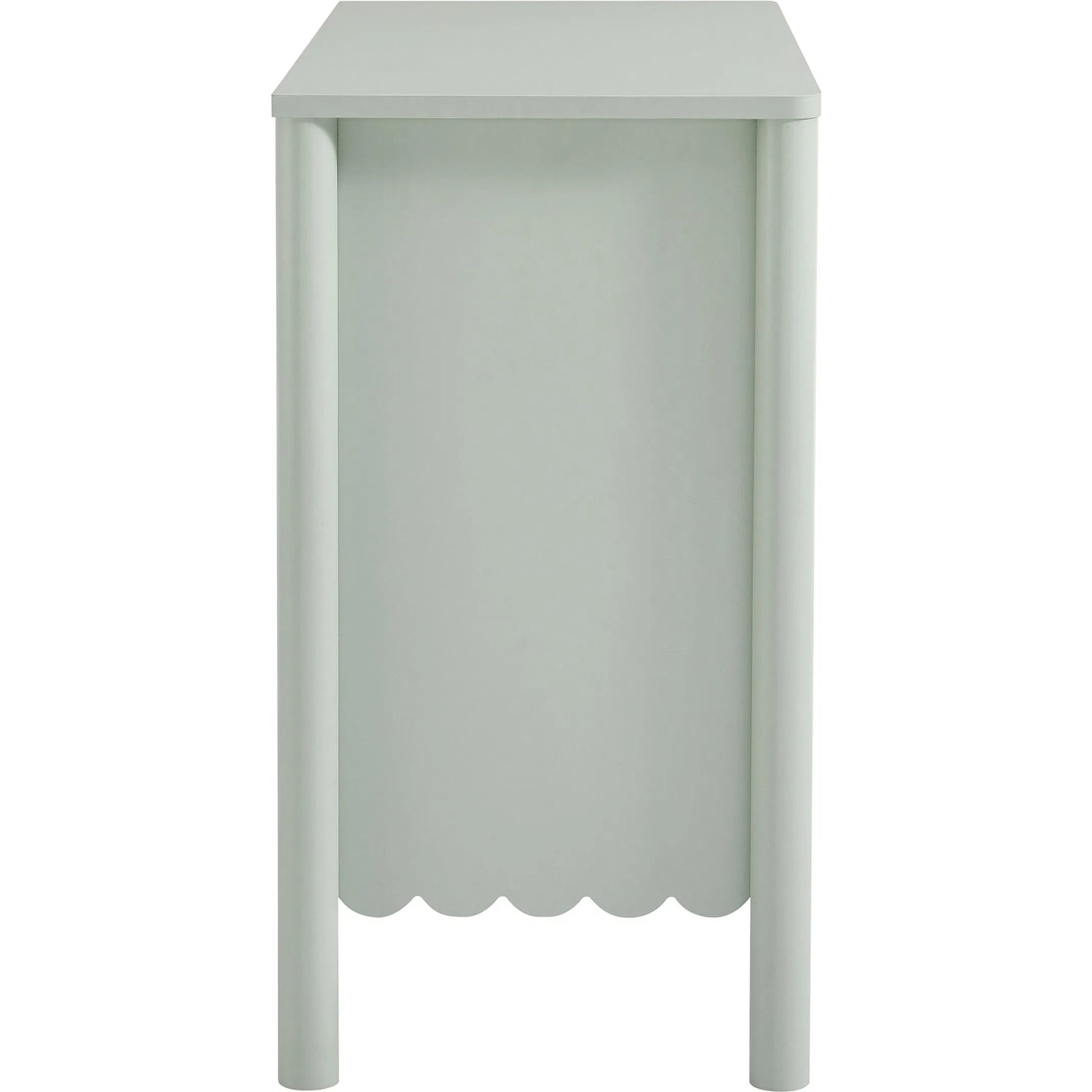 Kiowa 35" 2-Door Scalloped Sideboard Cabinet by Evans & Londeen. Made from unique in a transitional style.