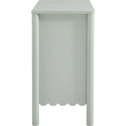 Kiowa 35" 2-Door Scalloped Sideboard Cabinet by Evans & Londeen. Made from unique in a transitional style.