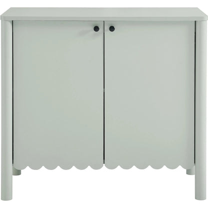 Kiowa 35" 2-Door Scalloped Sideboard Cabinet by Evans & Londeen. Made from unique in a transitional style.