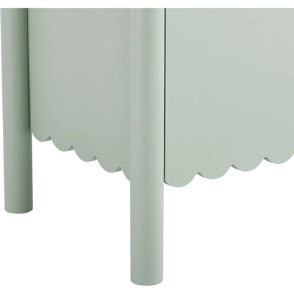 Kiowa 35" 2-Door Scalloped Sideboard Cabinet by Evans & Londeen. Made from unique in a transitional style.