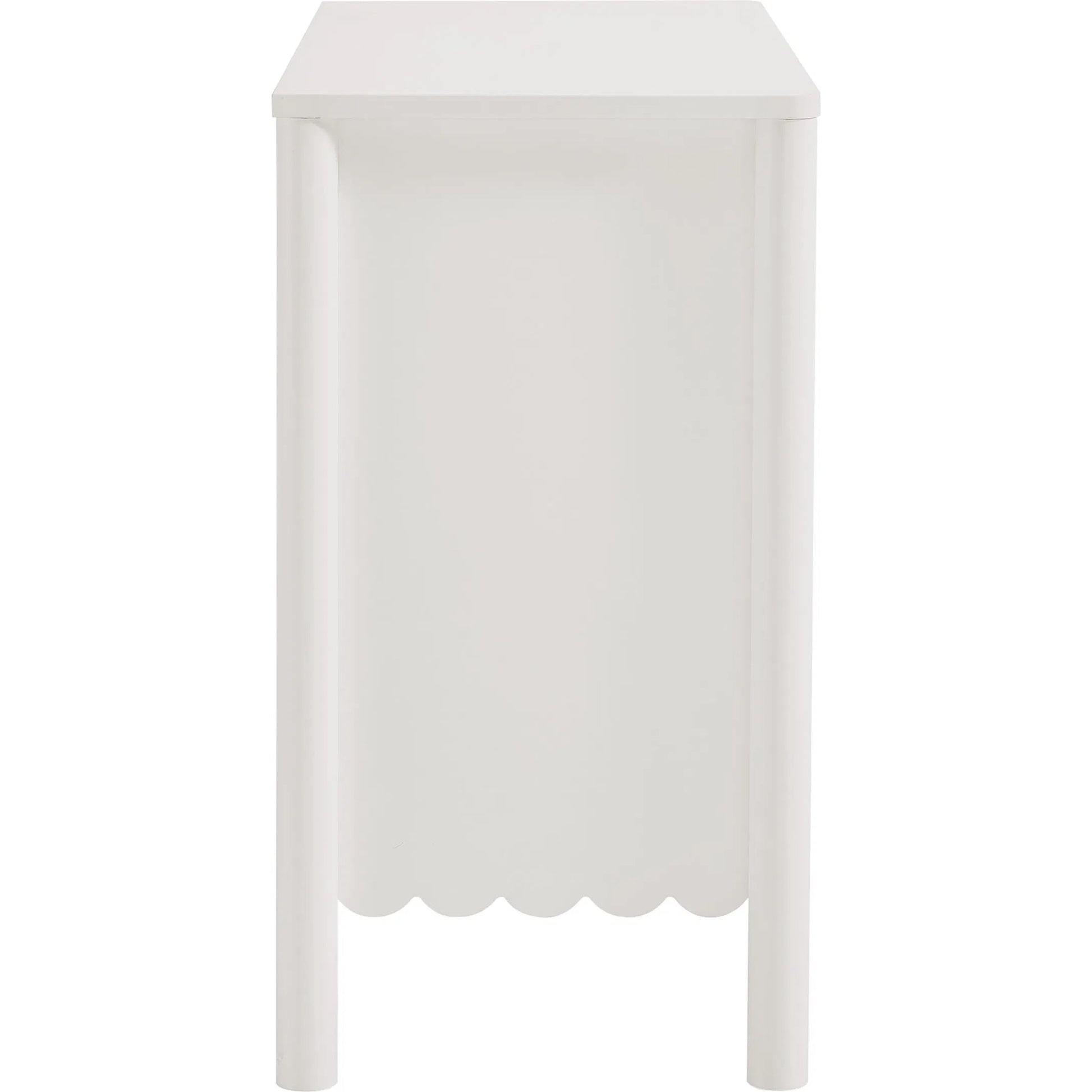 Kiowa 35" 2-Door Scalloped Sideboard Cabinet by Evans & Londeen. Made from unique in a transitional style.