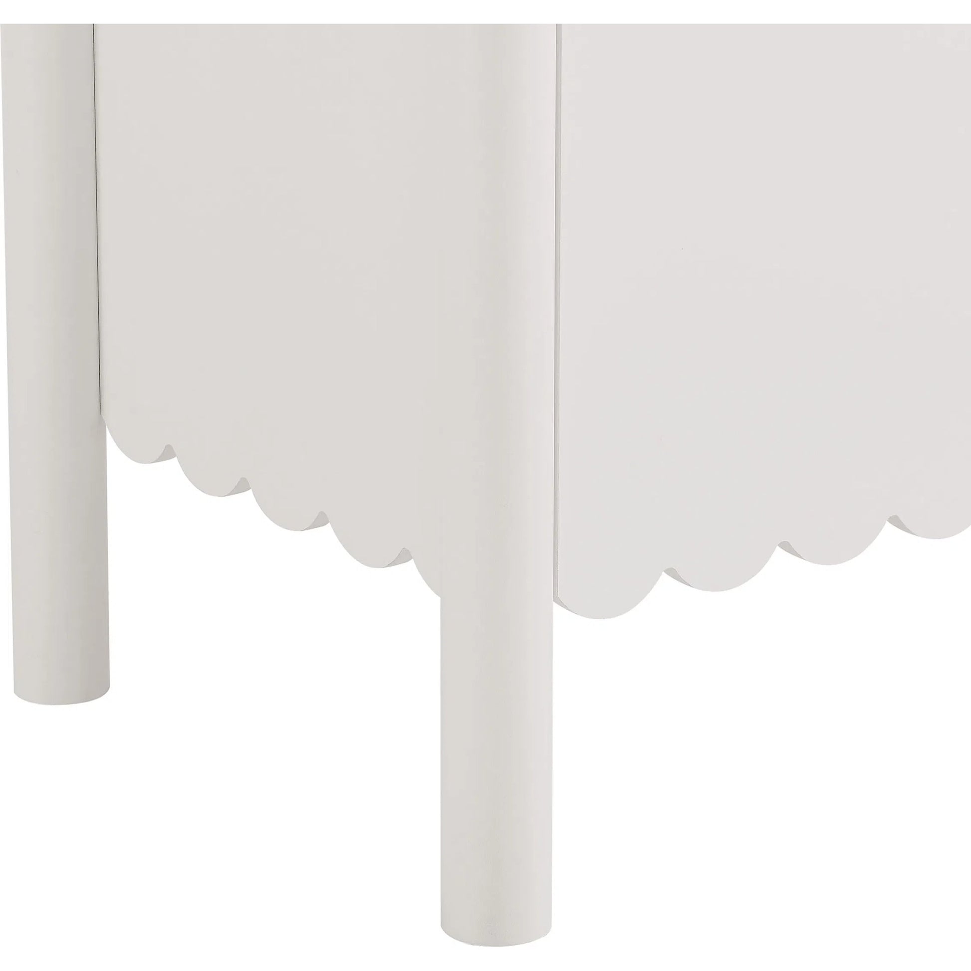 Kiowa 35" 2-Door Scalloped Sideboard Cabinet by Evans & Londeen. Made from unique in a transitional style.