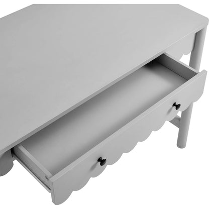 Kiowa 1-Drawer Scallop Writing Desk by Evans & Londeen. Made from unique in a transitional style.