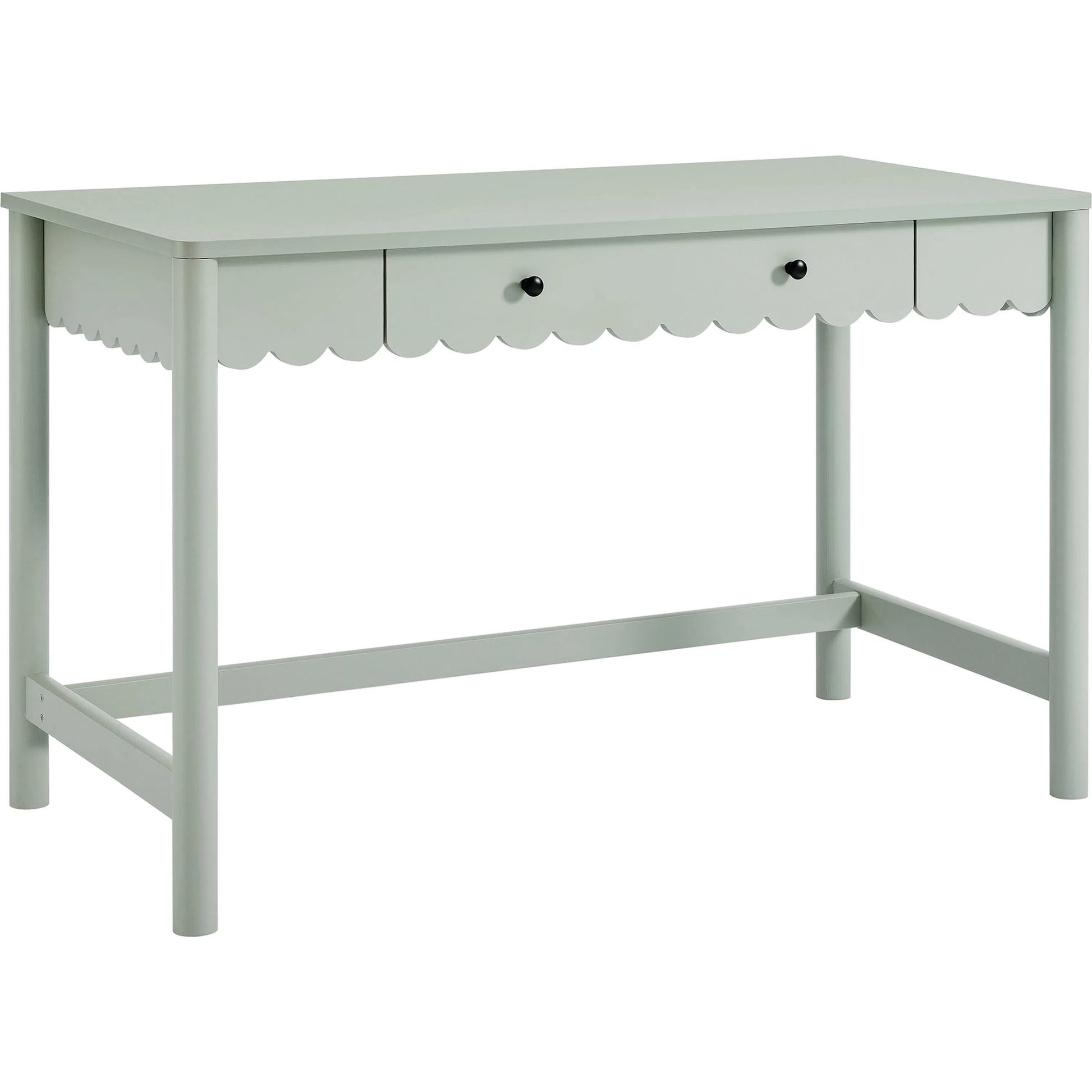 Kiowa 1-Drawer Scallop Writing Desk by Evans & Londeen. Made from unique in a transitional style.