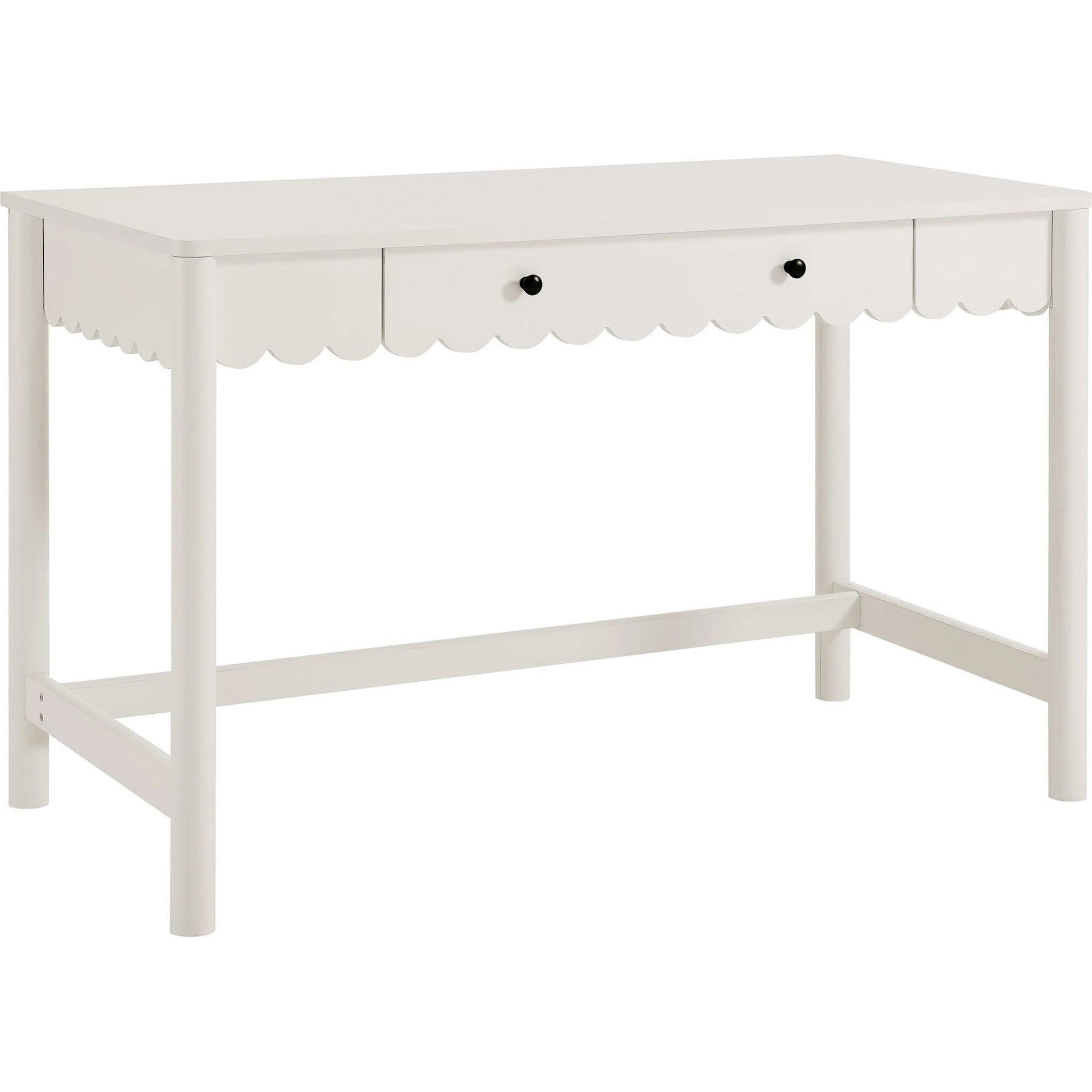 Kiowa 1-Drawer Scallop Writing Desk by Evans & Londeen. Made from unique in a transitional style.