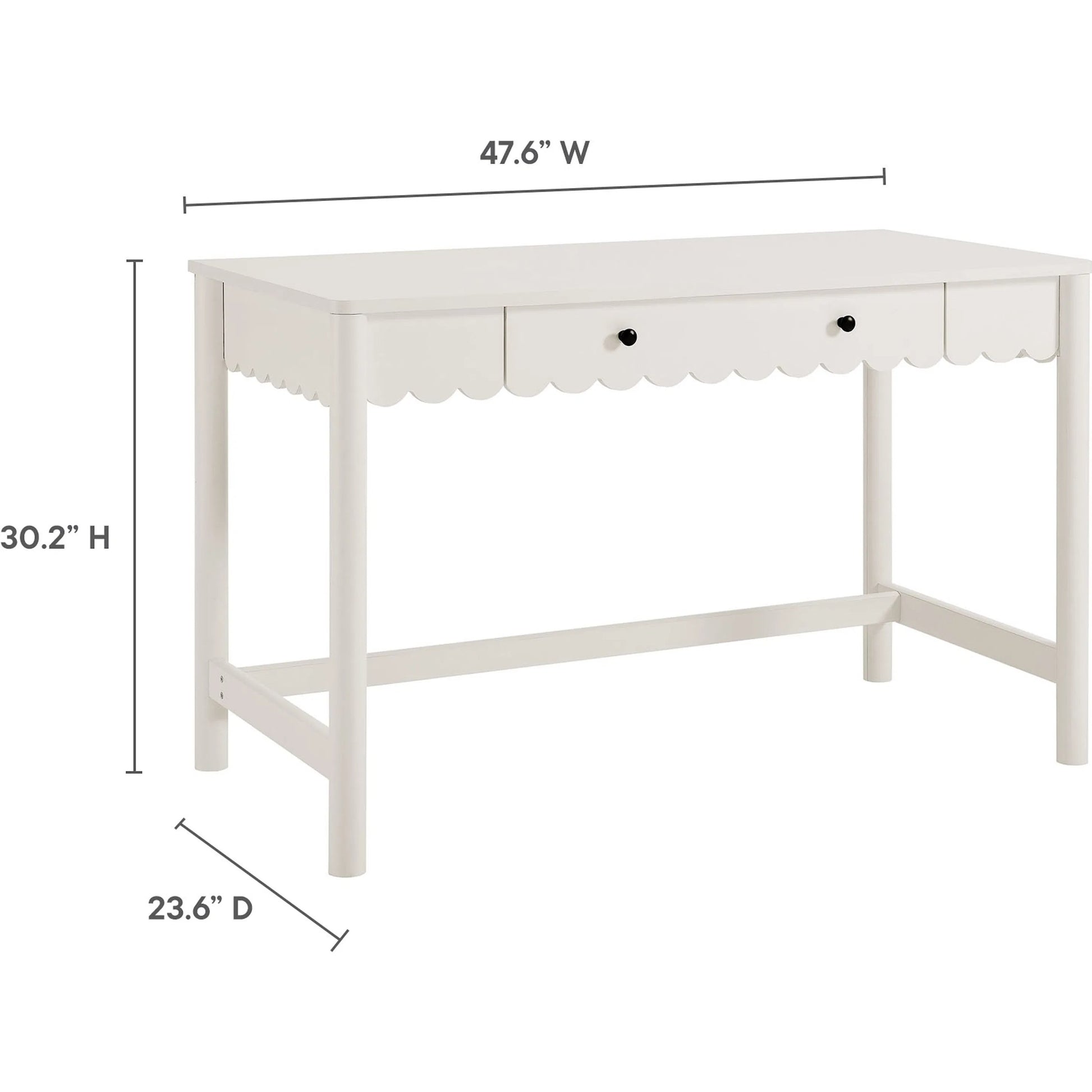 Kiowa 1-Drawer Scallop Writing Desk by Evans & Londeen. Made from unique in a transitional style.