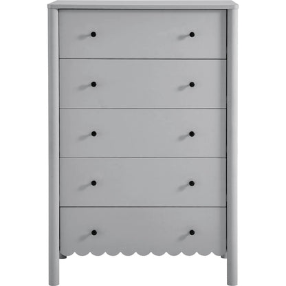 Kiowa Scalloped 5-Drawer Chest by Evans & Londeen. Made from unique in a transitional style.